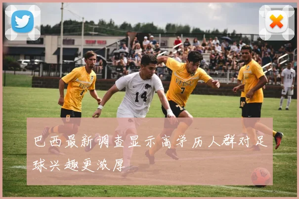 巴西最新调查显示高学历人群对足球兴趣更浓厚